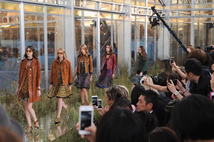 Coach's first true runway show at New York Fashion Week this September. Photo: Brad Barket/Getty Images