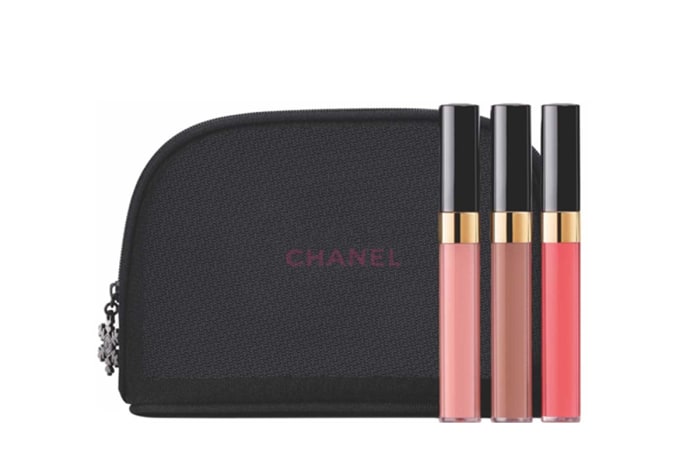 Chanel Turn Up the Shine Glossimer Trio, $92, available at Chanel. Photo: Chanel