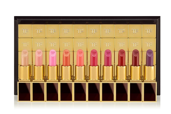 Tom Ford Lips & Boys 50-Piece Set, $1,950, available at Tom Ford (one lipstick, $35, available at Nordstrom). Photo: Tom Ford