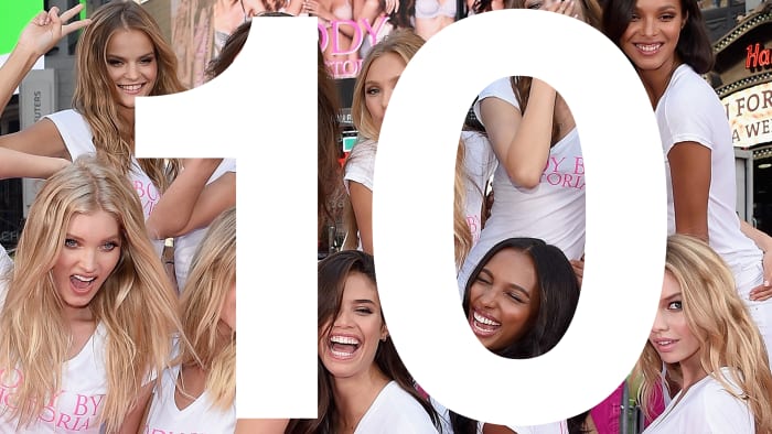 Victoria's Secret new 2015 Angels in Times Square in 2015. Photo: Dimitrios Kambouris/Getty Images for Victoria's Secret