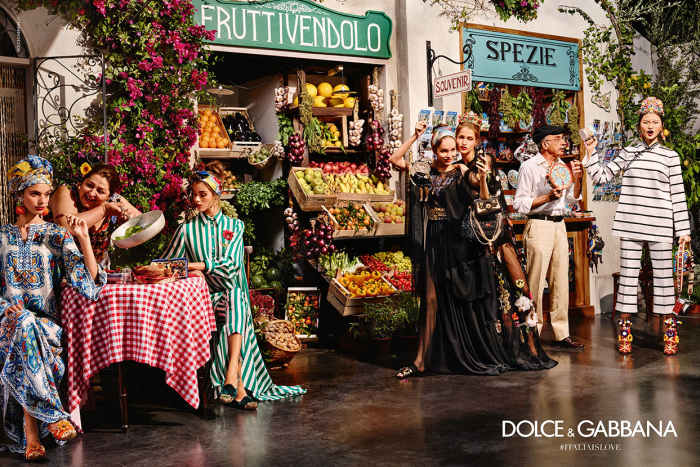 The Dolce & Gabbana summer 2016 campaign. Photo: Dolce & Gabbana