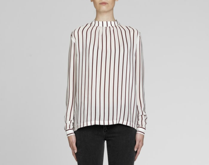 Second Female "Fenda" blouse, $102.60, available at Second Female.