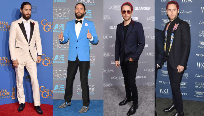 Jared Leto. Photo: Kevin Winter/Getty Images; Photo: Alberto E. Rodriguez; Photo: Dimitrios Kambouris/Getty Images; Photo: Gary Gershoff/WireImage