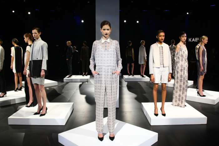 Looks from the Kaelen fall 2012 presentation. Photo: Neilson Barnard/Getty Images for Mercedes-Benz Fashion Week