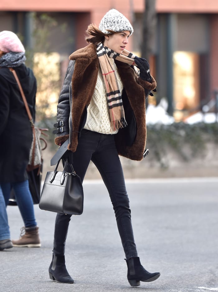 Let Alexa Chung Show You How to Dress for an Arctic Blast - Fashionista