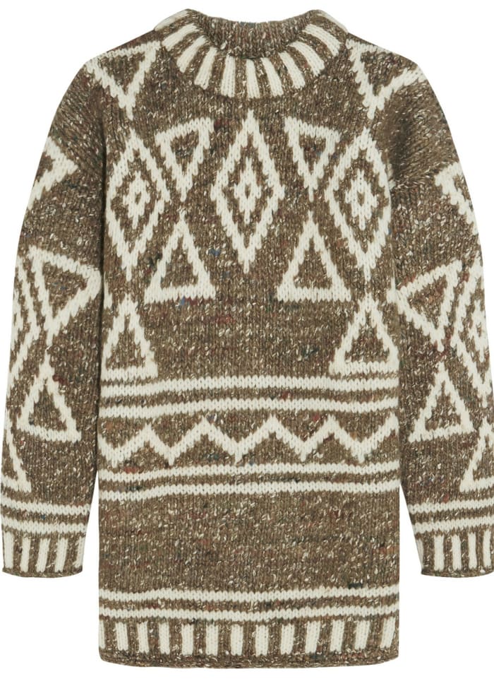 J.Crew Intarsia merino wool, alpaca and silk-blend sweater, $360, available at Net-a-Porter.