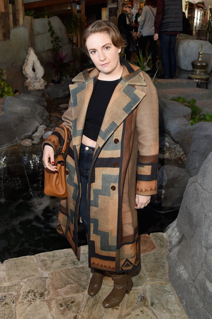 Lena Dunham at Glamour's Women Rewriting Hollywood Lunch at Sundance. Photo: Jason Merritt/Getty Images