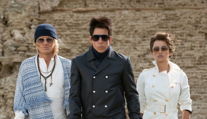 Hansel (Owen Wilson), Derek Zoolander (Ben Stiller) and Valentina (Penelope Cruz). Photo: Wilson Webb/Paramount Pictures