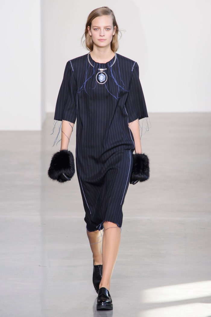 A look from Calvin Klein's fall/winter 2016 collection. Photo: Imaxtree