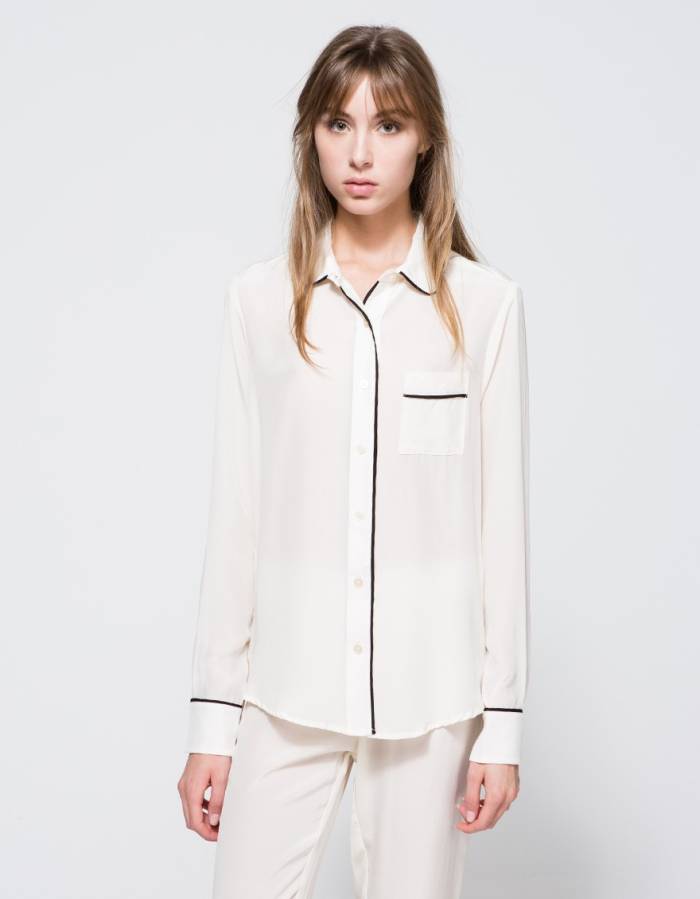 Maison du Soir "Sophia" shirt, $187, available at NeedSupply.com.
