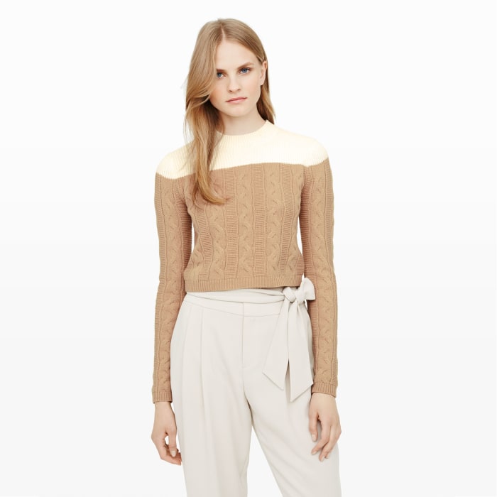 Alexios Cable-Knit Sweater, now $89, available at Club Monaco.