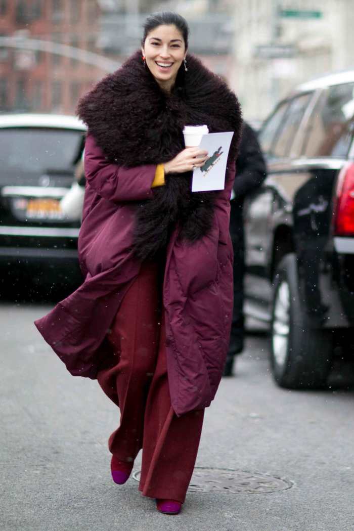 Caroline Issa at New York Fashion Week. Photo: Imaxtree