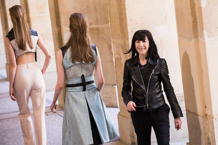 Bouchra Jarrar at the finale of her fall 2014 show during Paris Couture Week. Photo: Francois Durand/Getty Images