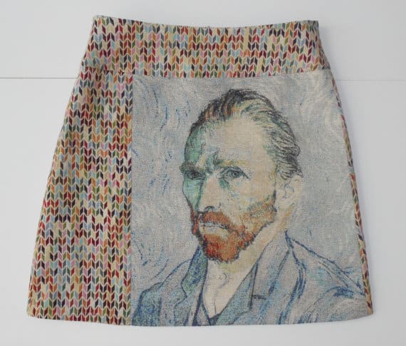 Van Gogh skirt, $80.87, available on Etsy.