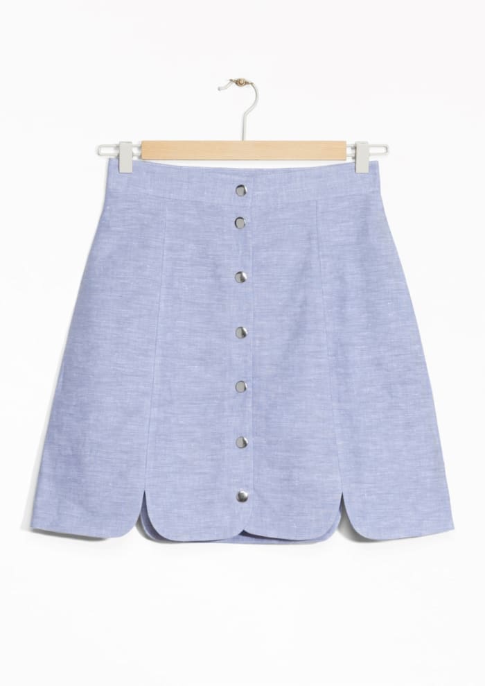 & Other Stories Linen-Chambray Skirt, $55, available at & Other Stories.