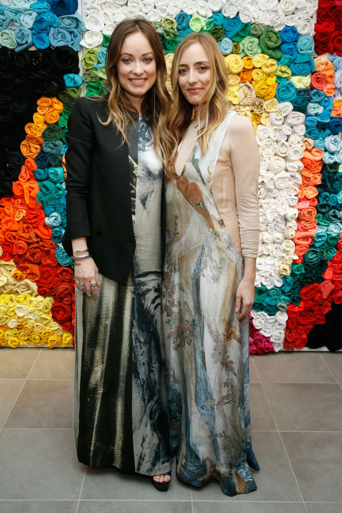 Wilde and Conscious Commerce partner Barbara Burchfield, both in H&M Conscious Exclusive Collection. Photo: Brian Ach/Getty Images