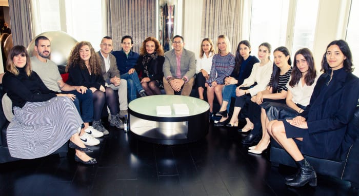The CFDA Incubator designers with Steven Kolb, Diane von Furstenberg and W Hotels' Anthony Ingham. Photo: W Hotels
