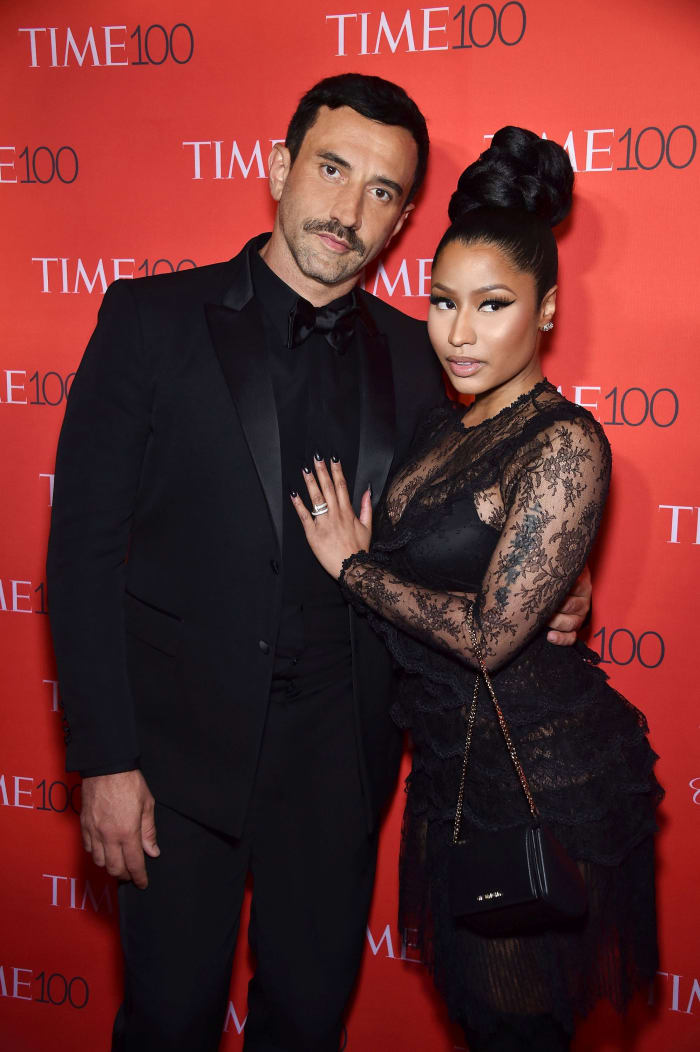 Riccardo Tisci and Nicki Minaj Make a Lovely Red Carpet Couple