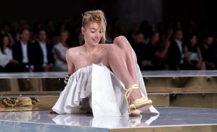 I can promise you I have never looked this elegant right after falling on my ass. Photo: William West/Getty Images