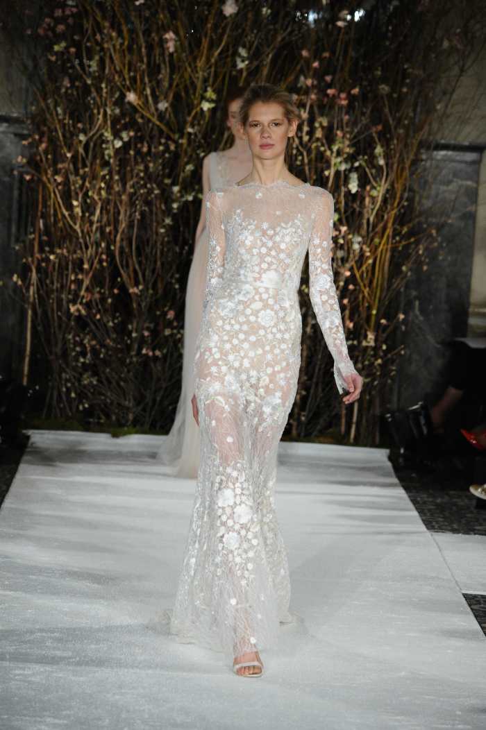 A look from the Mira Zwillinger bridal spring 2017 collection. Photo: courtesy