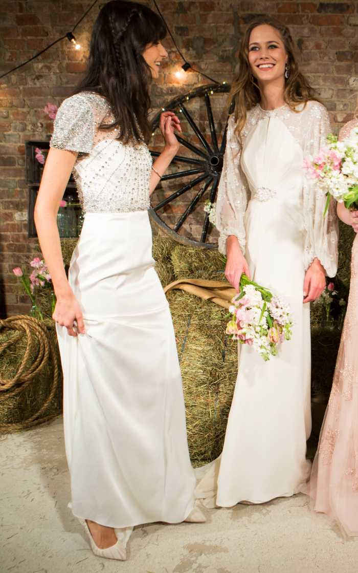 "I'm so glad I'm wearing my Spanx." Photo: Jenny Packham spring 2017