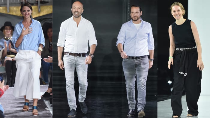 Alessandra Facchinetti, Arnaud Maillard, Alvaro Castejón and Danielle Sherman. Photo: Composite/Getty Images