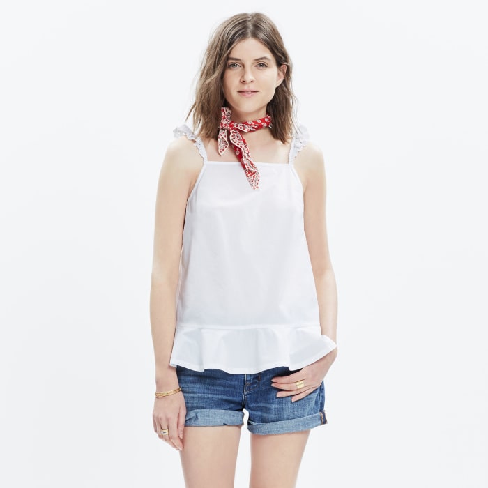 Eyelet Sunshower Top, on sale for $49.99, available at Madewell