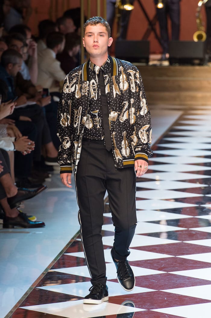 Presley Gerber and Rafferty Law Walk Dolce & Gabbana Among a Front Row ...