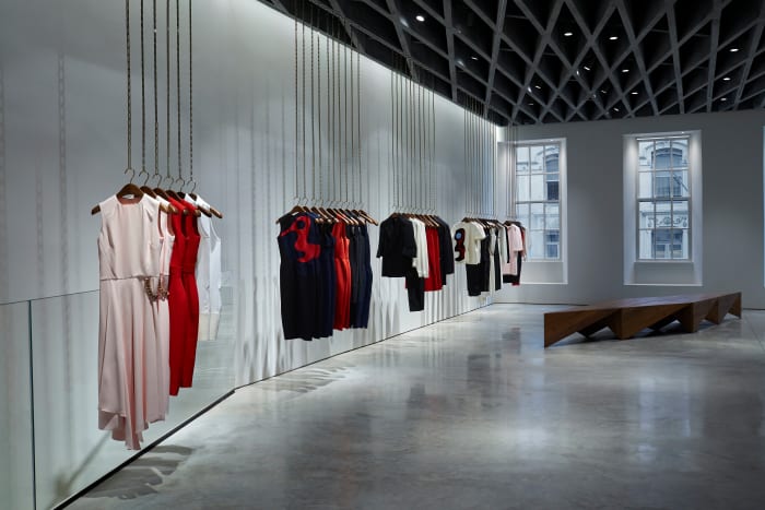 Victoria Beckham's polished concrete flagship is located at 36 Dover Street. Photo: Victoria Beckham