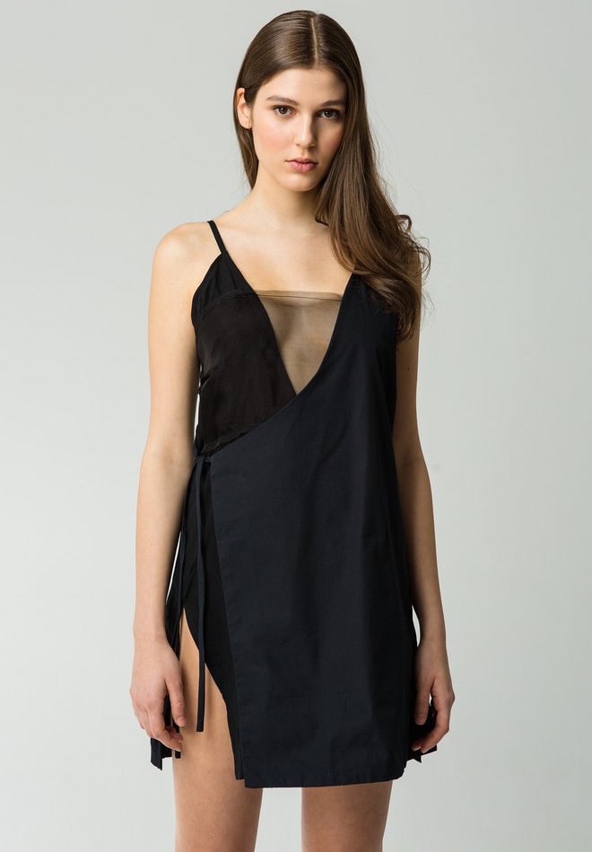 Celeste Tesoriero Wrap Dress, $150, available at Curriculum.