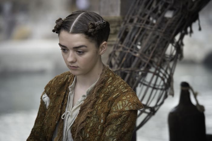 On 'Game Of Thrones,' Arya Gets A Makeover And Blue Contact Lenses ...