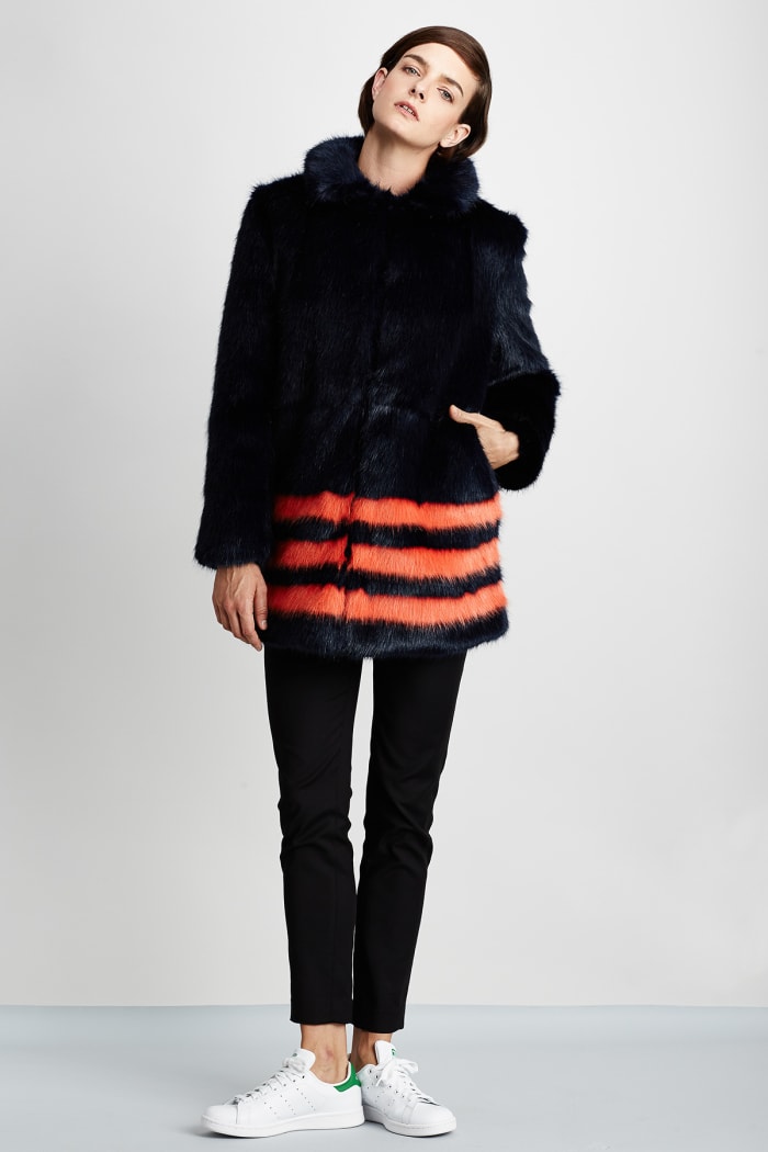Shrimps faux-fur coat, $939, available at MyTheresa.