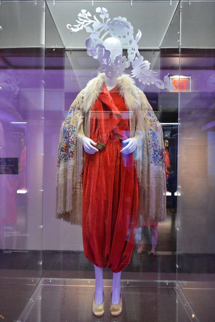 A Paul Poiret look at the "China: Through the Looking Glass" exhibit, currently on view at the Met. Photo: Slaven Vlasic/Getty Images