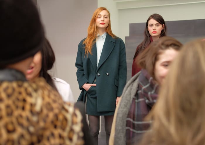 Banana Republic's fall 2015 presentation at New York Fashion Week in February. Photo: Jemal Countess/Getty Images