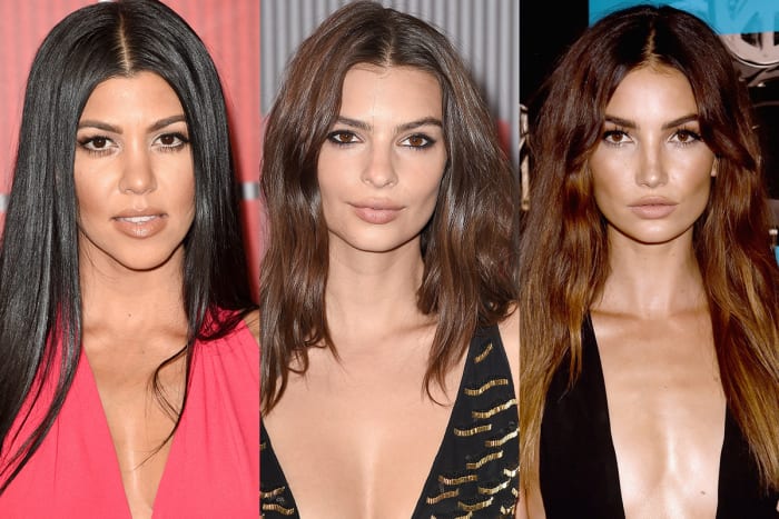 Kourtney Kardashian, Emily Ratajkowski, Lily Aldridge. Photos: Jason Merritt/Steve Granitz/Jeff Kravitz Getty Images