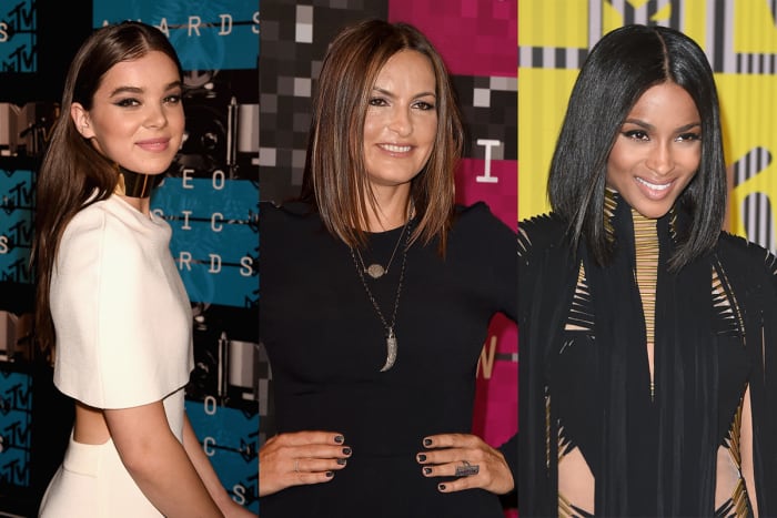 Hailee Steinfeld, Mariska Hargitay, Ciara. Photos: Jeff Kravitz/Steve Granitz/Mark Ralston Getty Images