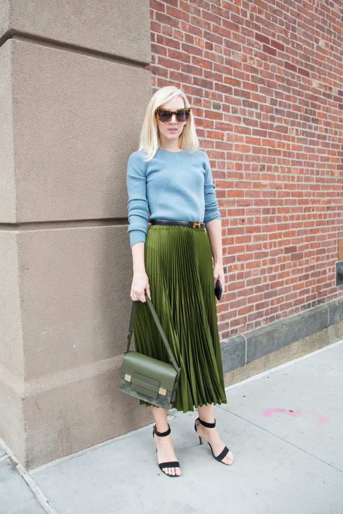 Striped Knits Make a Street Style Comeback on Day 4 of Fashion Week ...