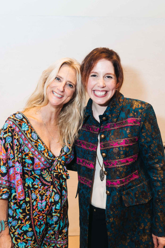 Designer Nanette Lepore and SNL's Vanessa Bayer at the spring 2016 presentation party. Photo: Nanette Lepore