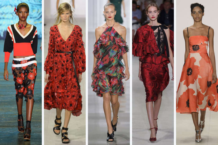 Poppies Are Popping Up All Over the Runways in New York - Fashionista