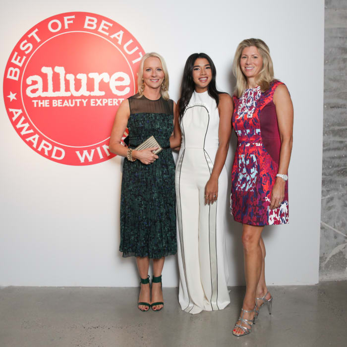 Allure Editor-in-Chief Linda Wells, Hannah Bronfman and Allure Publisher Agnes B. Chapski. Photo: Allure/BFA