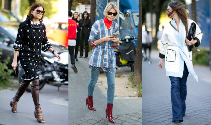 Paris Fashion Week Street Style Day 1: Quilty Tops and Brisk Winds ...