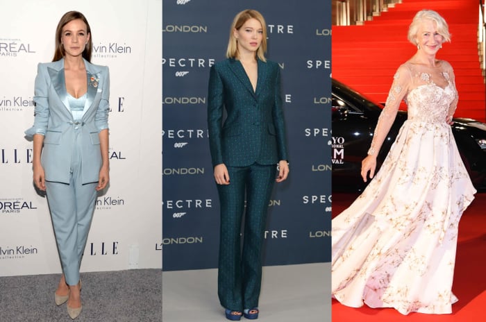 Ultrafeminine Dresses and Pantsuits Both Had a Place on the Red Carpet ...