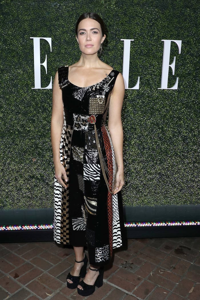 Mandy Moore at ELLE's Annual Women In Television Celebration 2017 at the Chateau Marmont in Los Angeles. Photo: Jonathan Leibson/Getty Images for ELLE