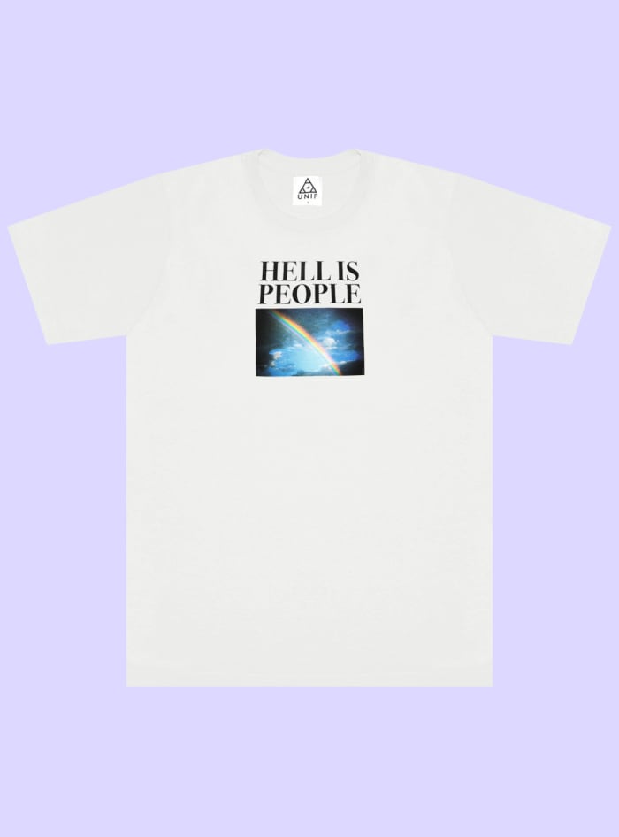 Unif Hell Is People T-shirt, $52, available at Unif.