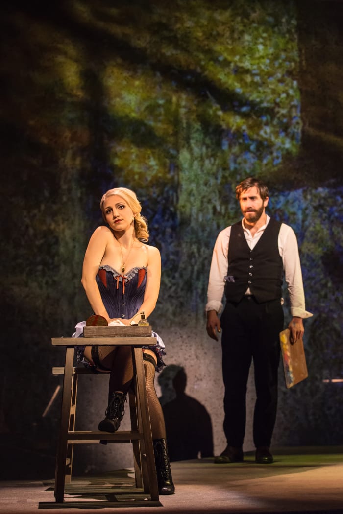 Annaleigh Ashford and Jake Gyllenhaal in costumes by Clint Ramos in 'Sunday in the Park With George.' Photo: Matthew Murphy