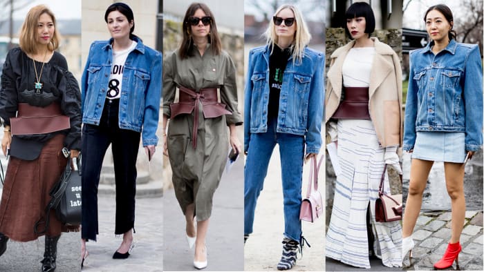 The street style "It" items of the weekend. Photos from left to right: Chiara Marina Grioni/Fashionista, Imaxtree (5)