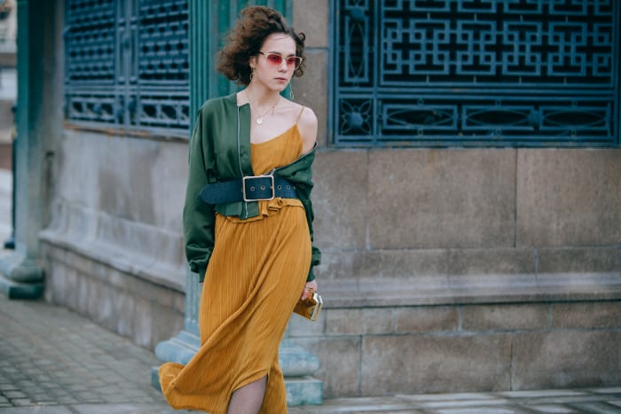 On the street in Moscow at Mercedes-Benz Fashion Week Russia. Photo: Mercedes-Benz Fashion Week Russia