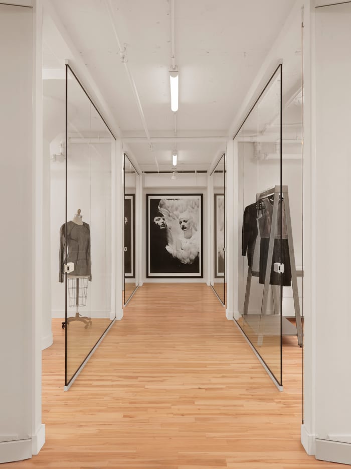 A hallway within the Saint Louis Fashion Incubator. Photo: Alise O'Brien/Courtesy of Saint Louis Fashion Incubator