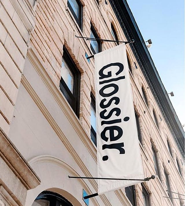 Glossier's current headquarters. Photo: @glossier/Instagram