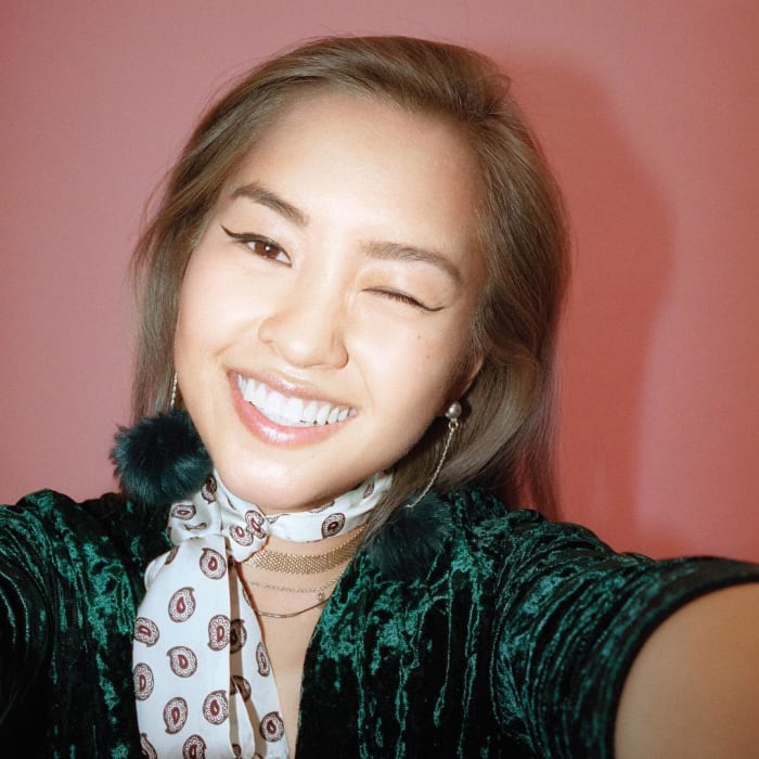 Microinfluencer Jess Tran for Origins. Photo: @origins/Instagram